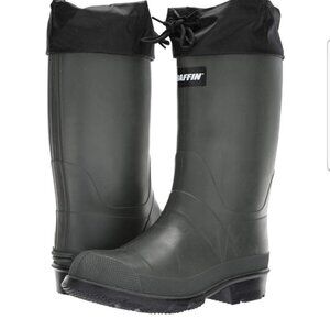 Baffin Black and Green Rain & Snow Boots